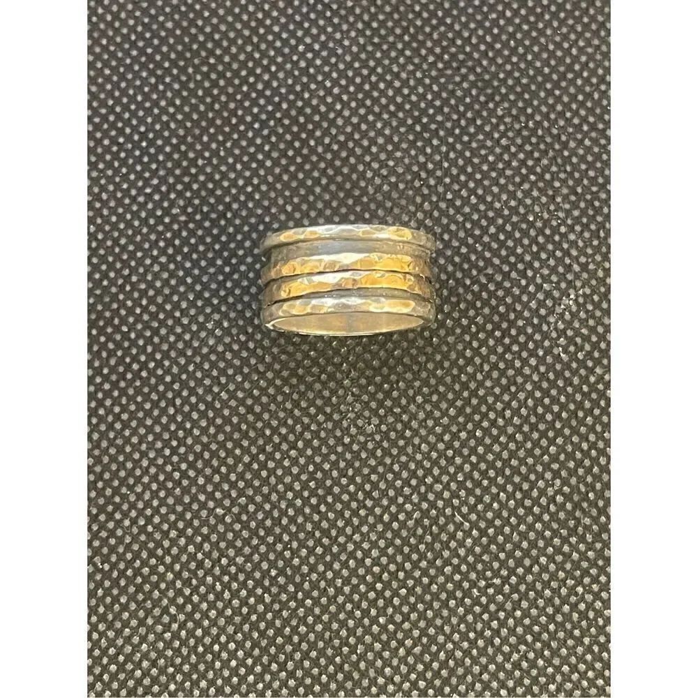 Silver and Rose Gold Ring - Picture 2 of 5